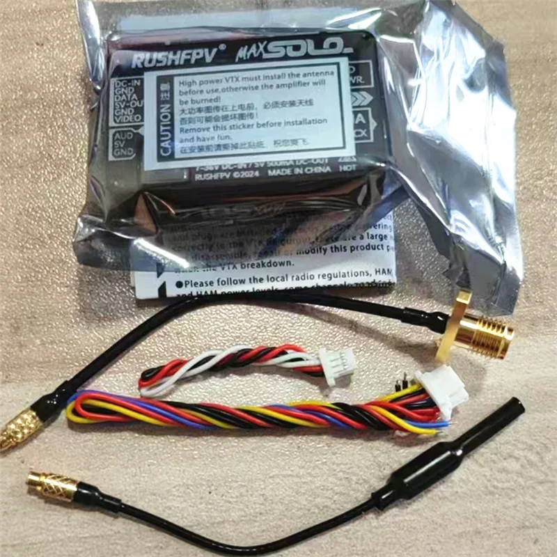 

RUSH TANK MAX SOLO 2,5 Вт 5,8 ГГц FPV видеопередатчик VTX 48CH дальнего действия для радиоуправляемых дронов самолетов с неподвижным крылом DIY с корпусом с ЧПУ