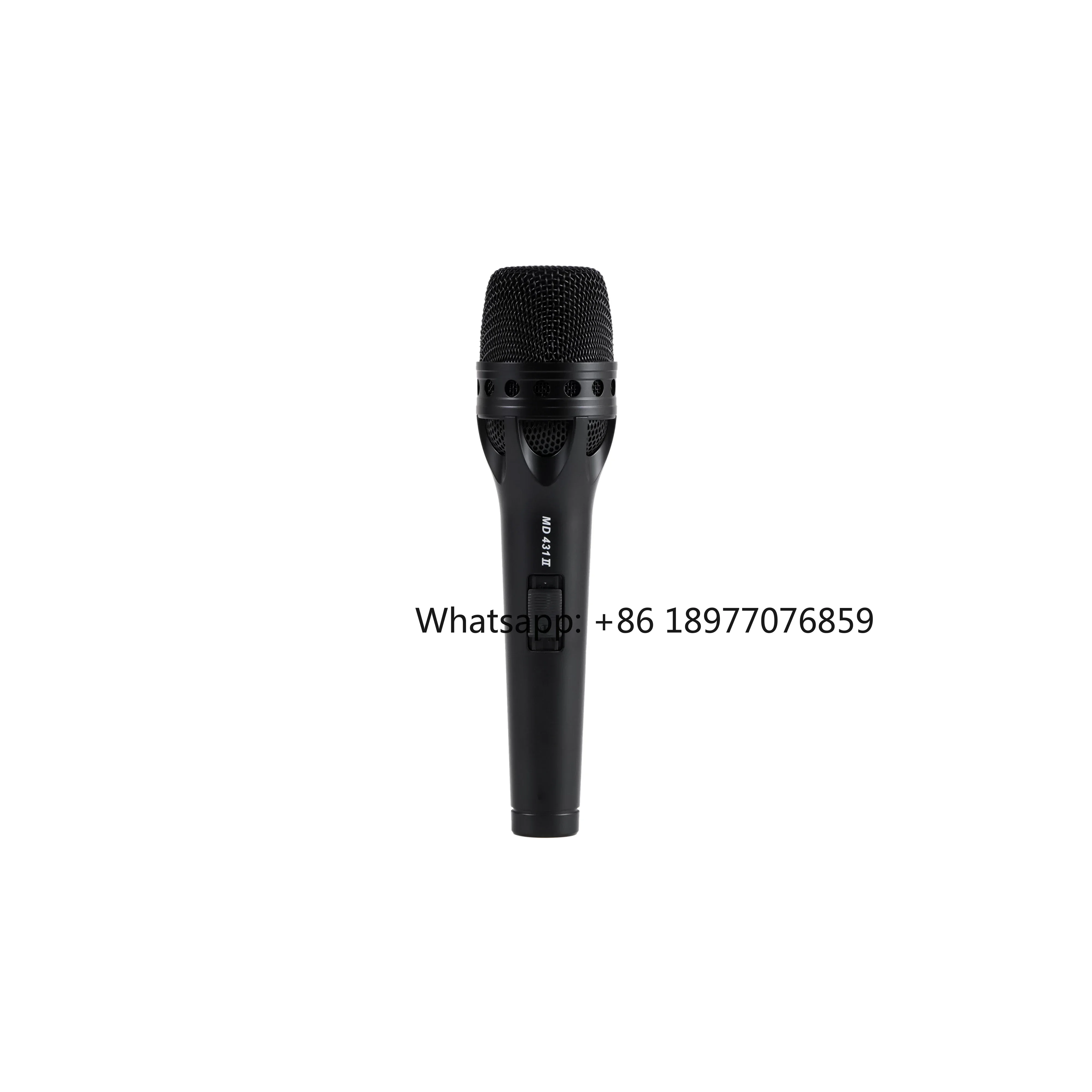 MD431-2 Professional Karaoke Dynamic Handheld Microphone for Conference Home Live Vocal Recording Podcasting