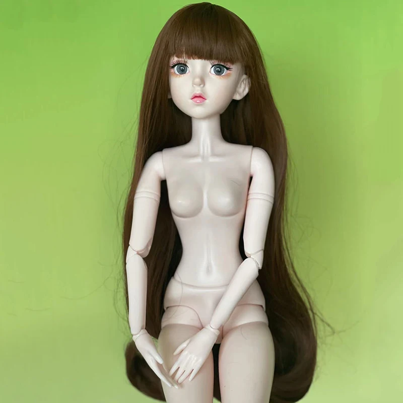 1/3 Bjd Doll Accessories 60cm Doll Wig Accessory Movable Joint Princess Doll Replacement Wig Children's and Girls' Toy Gift