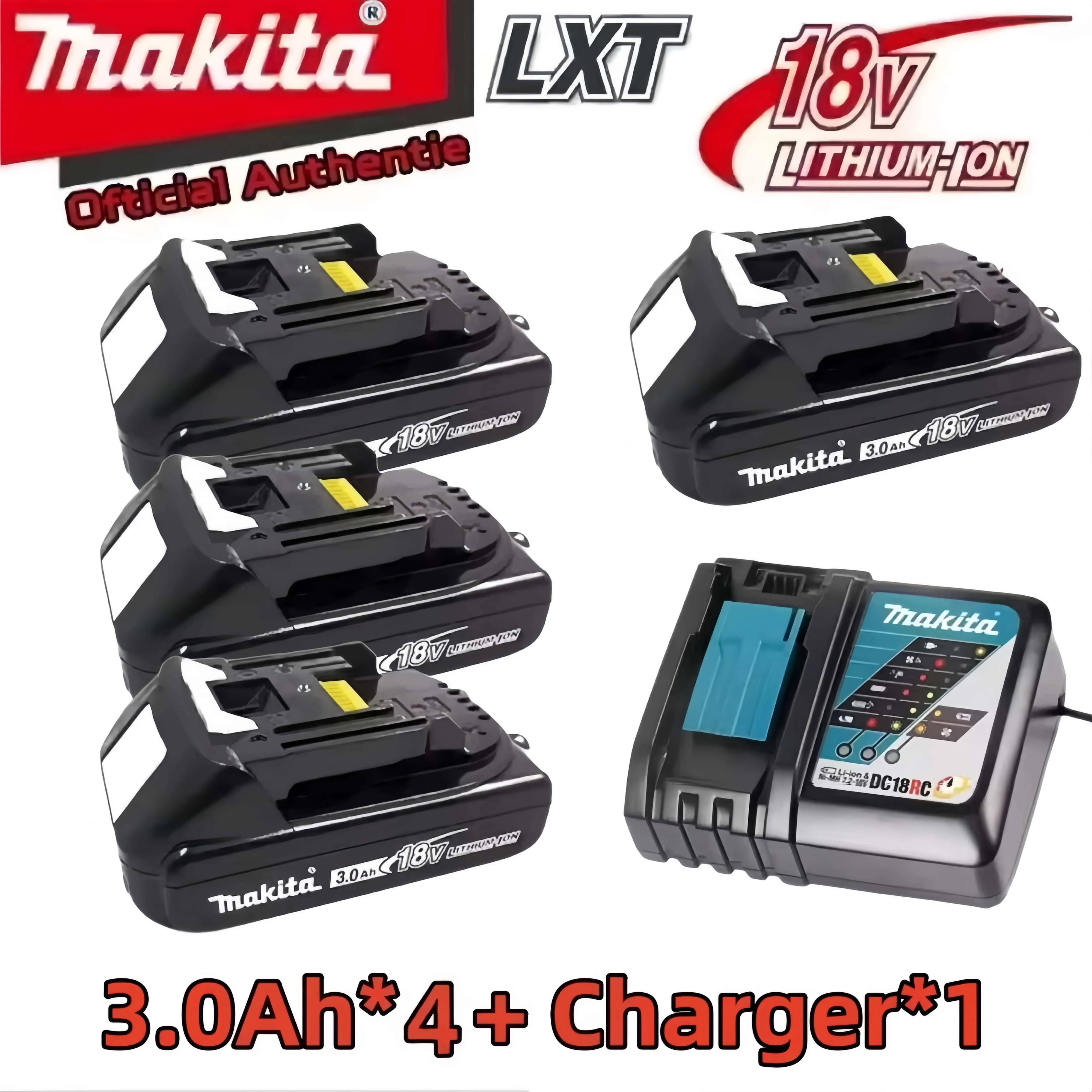 100% Originele Makita BL1830 18V LXT Lithium-Ion 3.0Ah Batterij Vervanging voor Makita 18V LXT Draadloze Elektrische Gereedschappen