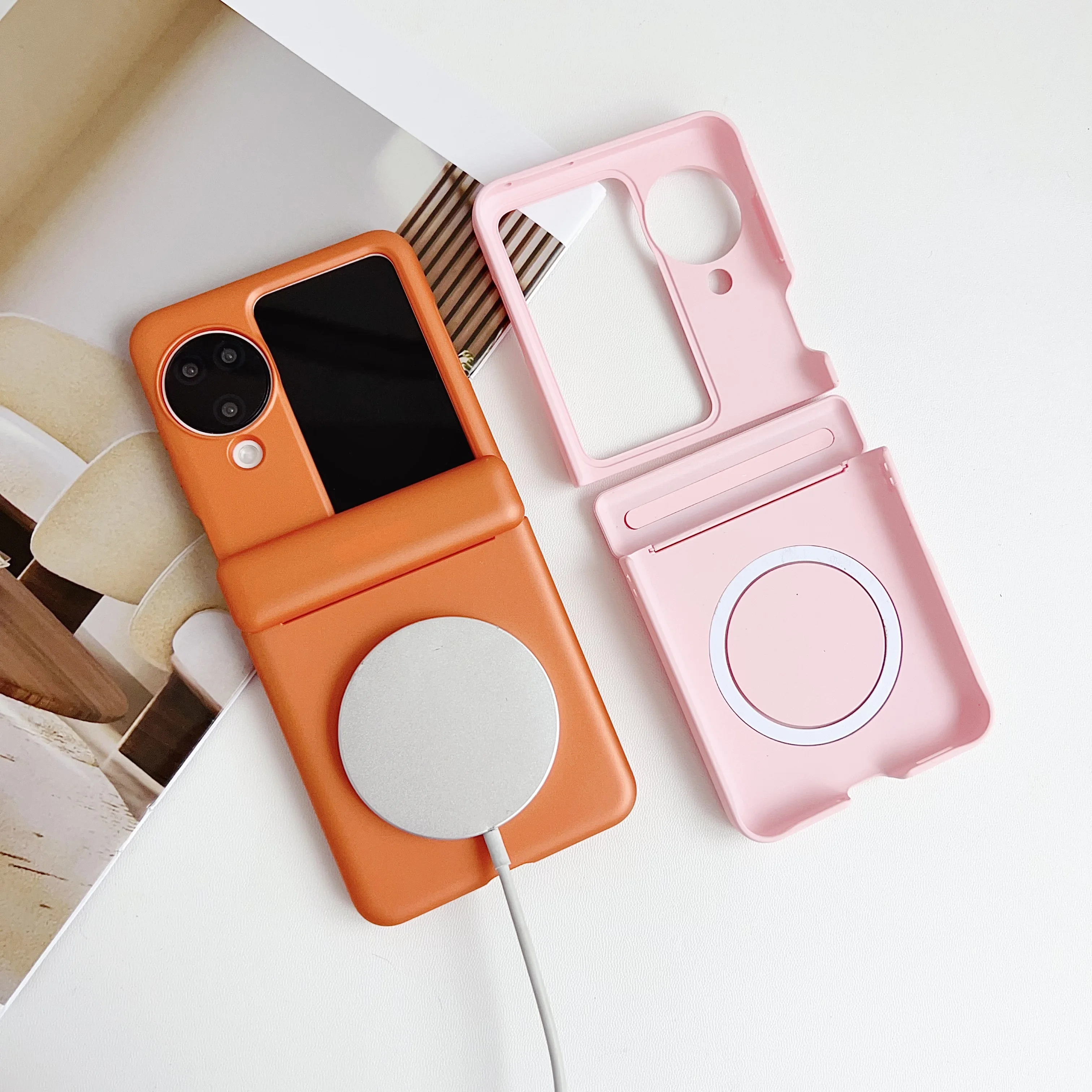 غطاء هاتف بلاستيكي صلب بتصميم  - مراجعة Flip Leather Case وسعره