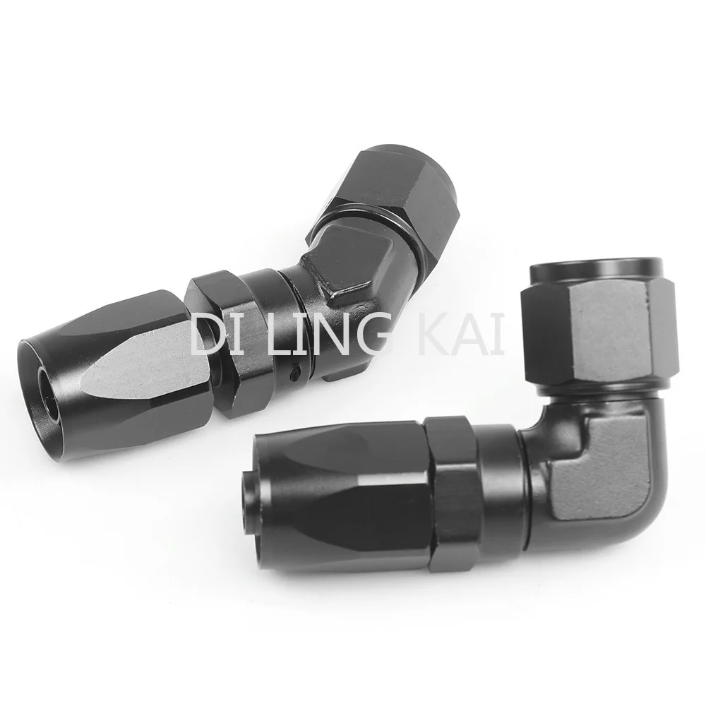 

Car Modified CPE Oil Pipe Connector Oil Cooling Connector Right Angle Forged Connector AN4AN6AN8AN10AN12