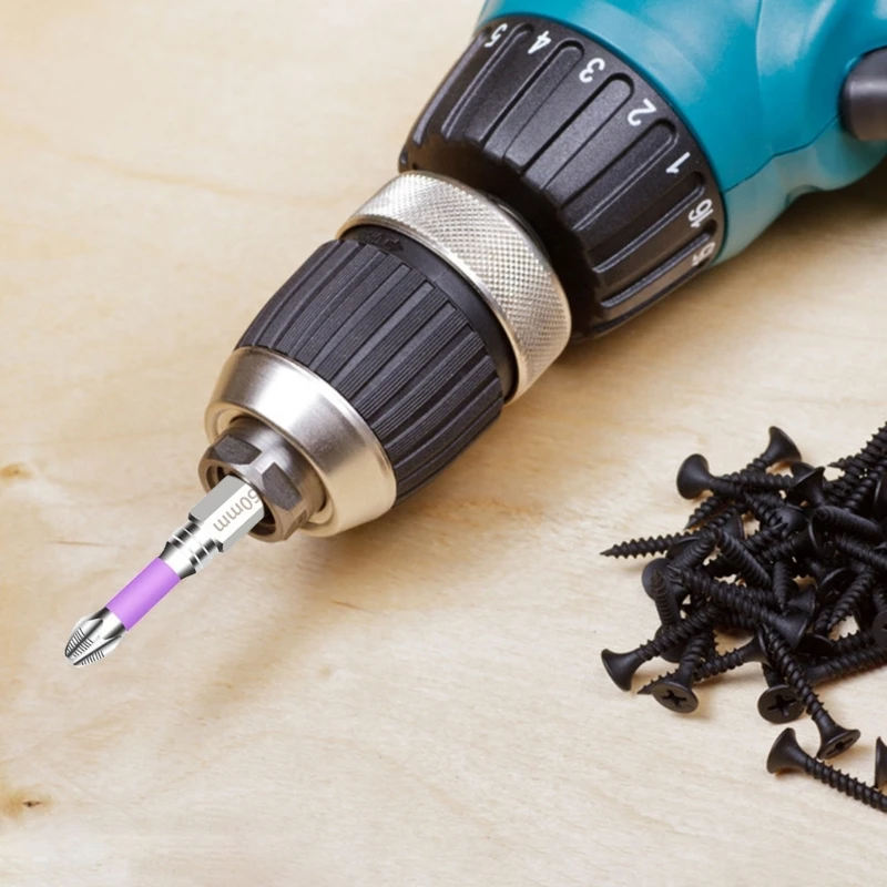 2024 New Comprehensive Crosshead Bit Set, with Strong Magnetism Screw Fastening