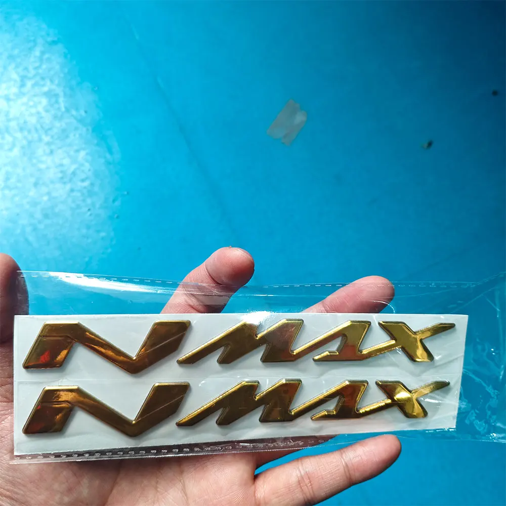 Motorcycle 3D Tank Emblem Badge Stickers Moto Wheel N-MAX Logo Decals For Yamaha NMAX 155 250 400 125 150 Motorbike Logo Decal view 5