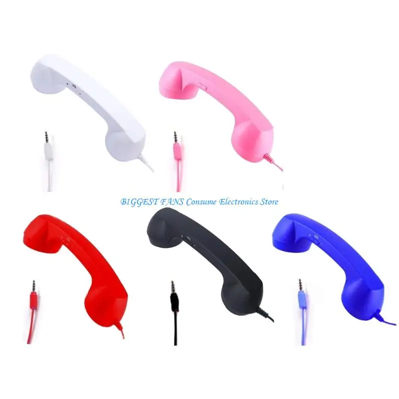 Sound Phone Headsets With 3.5mm Plugs Optimized Microphones Noise Reductions ABS Construction Comfortable Long Use