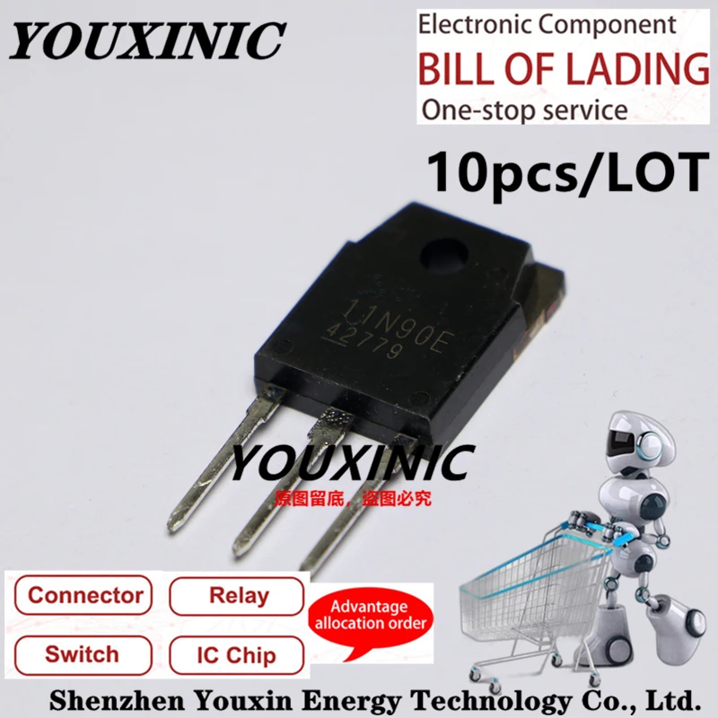 

YOUXINIC 2019+ 100% new imported original FMH11N90E 11N90E TO247 field effect transistor 11A 900V