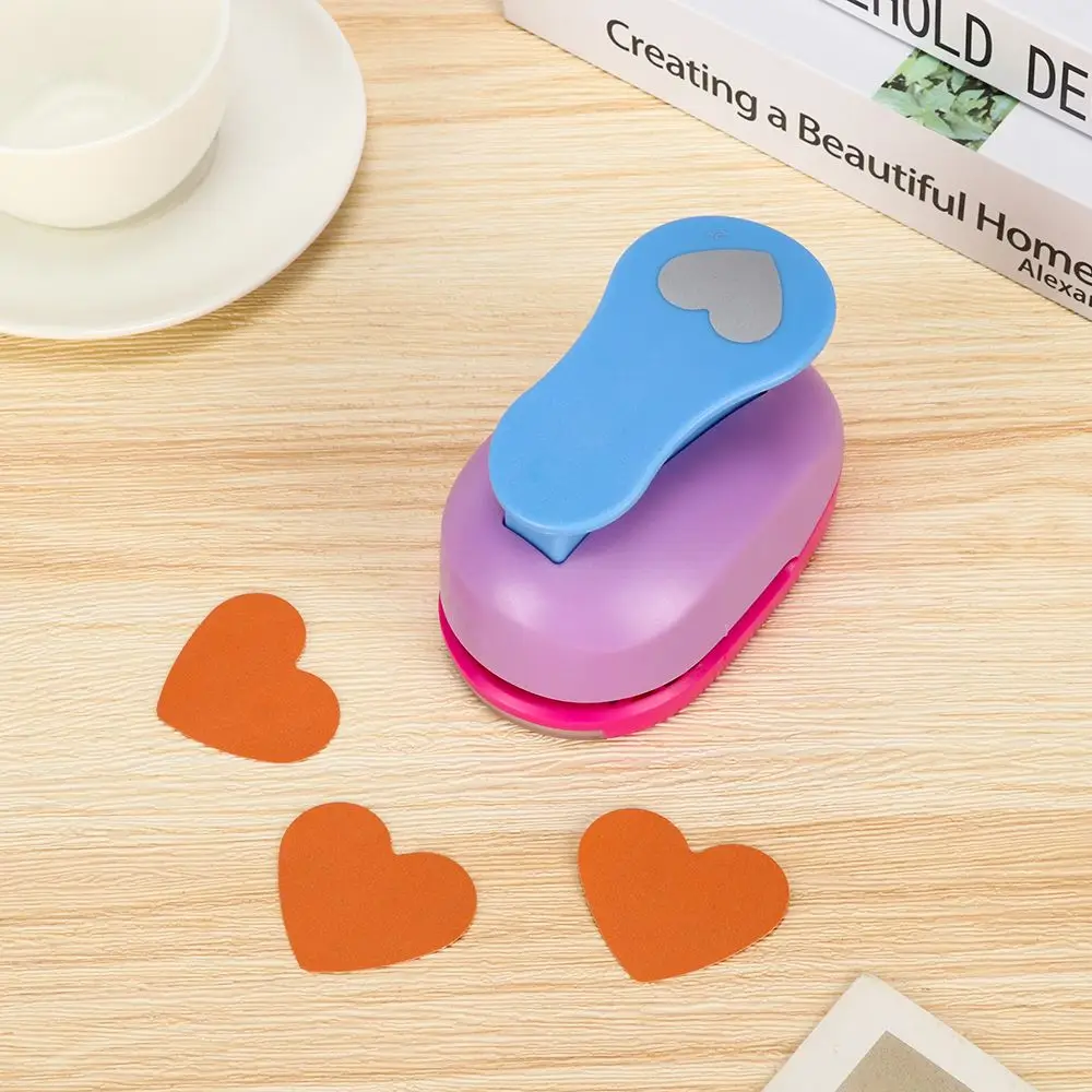 9-75mm Convenient DIY Scrapbooking Heart-shaped Hole Punch Embossing Paper Shaper Cutter Cards Making