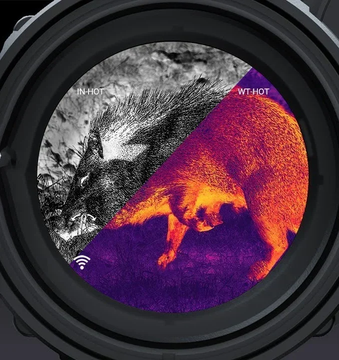 Telescopio termográfico al aire libre monocular térmico de alta activación de la resolución 384x288 de C18