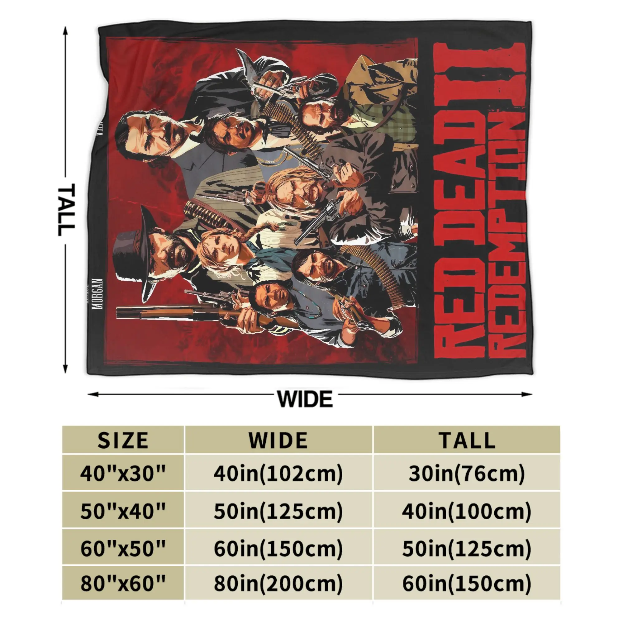 Red Dead Redemption 2, одеяла для путешествий, офиса, фланелевое одеяло для спальни, супер теплое покрывало «сделай сам», подарок на день рождения