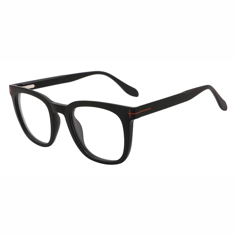 Kirka Unisex Rectangle Eyewear TR90 Flexible Optical Glasses Frame with Rubber Temple Tips Eyeglasses MR04-07