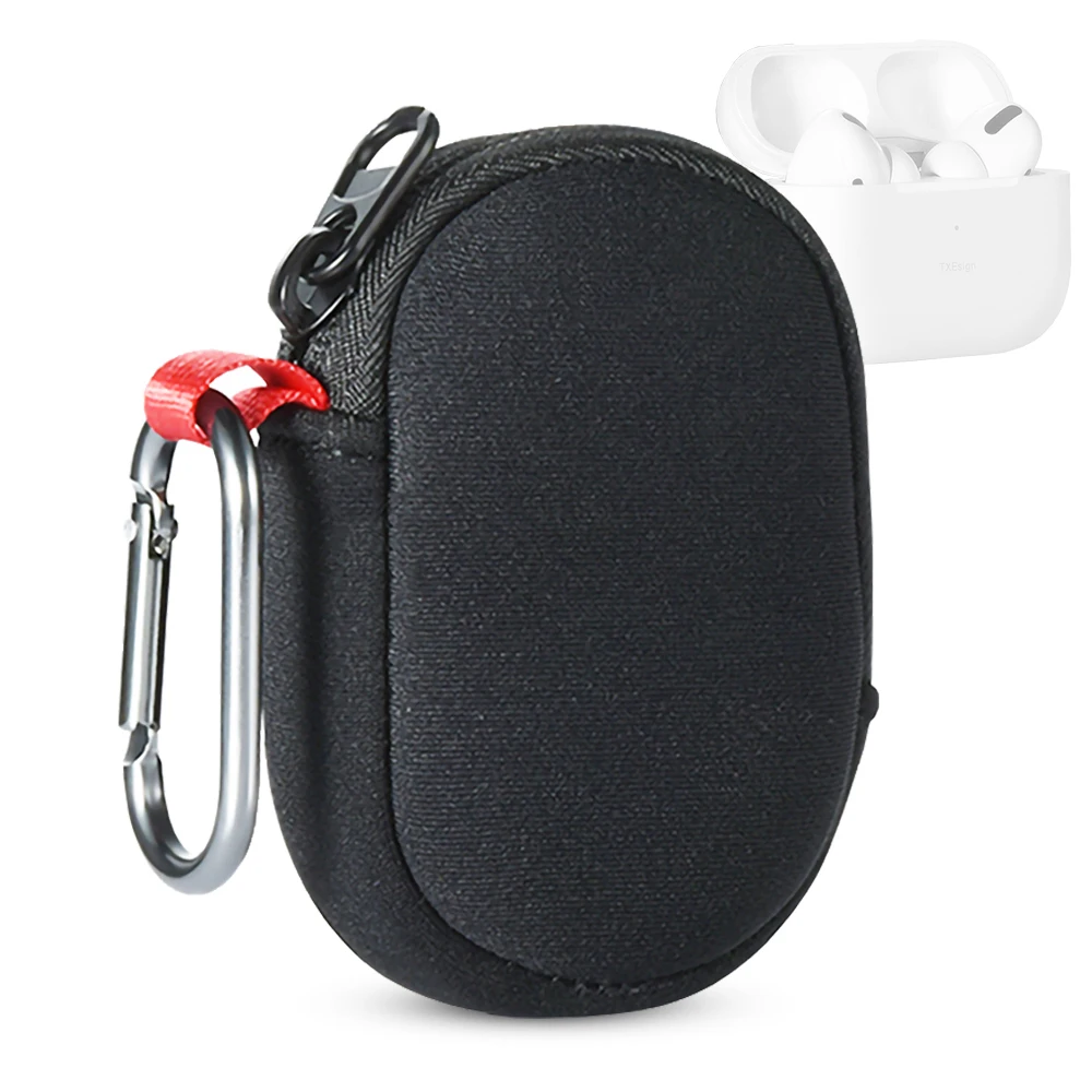 Przenośna torba do przechowywania słuchawek Apple Airpods Pro 1/2 TWS Earbuds Box dla HUAWEI Freebuds Pro 2/3 XIAOMI Earphone Travel Carrying Case