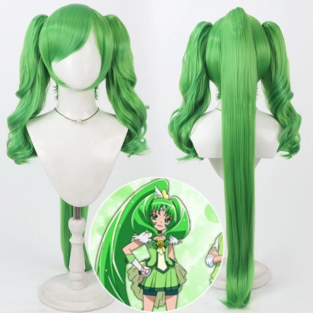 

Косплей-парик Pretty Cure Cure March Midorikawa Nao, зеленые волосы