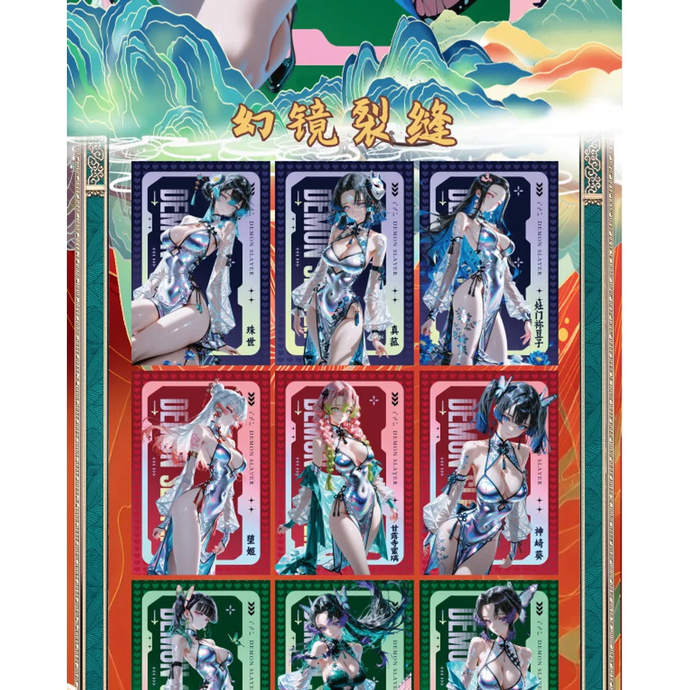 การ์ดสะสม JiManShe WenChuang Demon Slayer A6 รุ่นใหม่ล่าสุดปี 2025 สำหรับงานเทศกาลเทพธิดา การ์ดอนิเมะญี่ปุ่น Mitsuri ของสะสม ของขวัญ