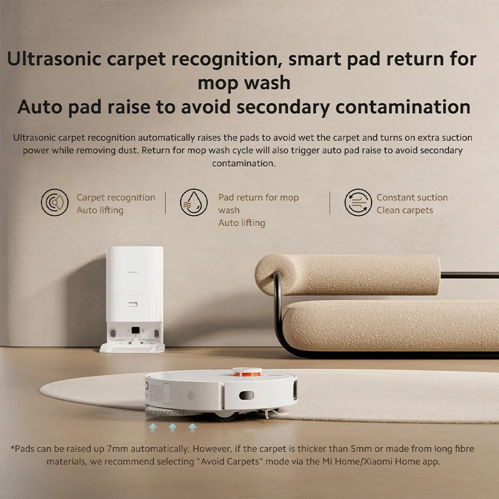 Xiaomi mijia omni robô mop aspiradores de pó base inteligente b101cn/c102cn eliminação sujeira coleta poeira doca vazia automática auto lavagem