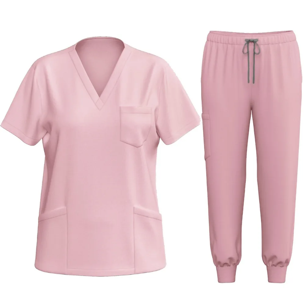 2025 Women's Euro-American Quick-Dry Scrub Suits - Operating Room Style Nurse Uniforms