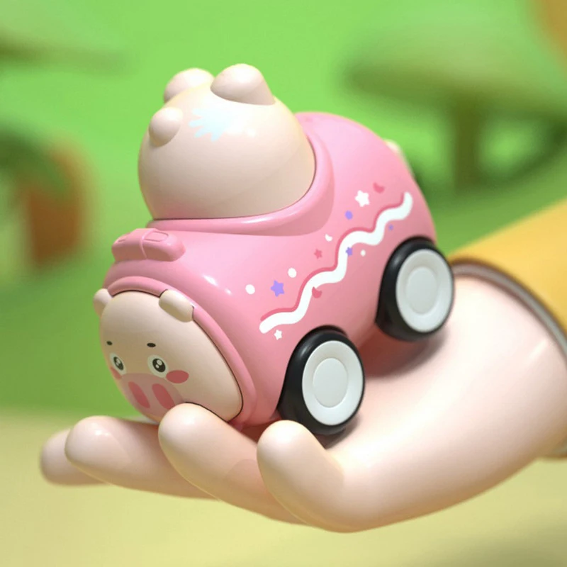 لعبة سيارة الجمود الممتعة للأطفال مع تصميم الحيوانات الأليفة المتحركة للتعلم