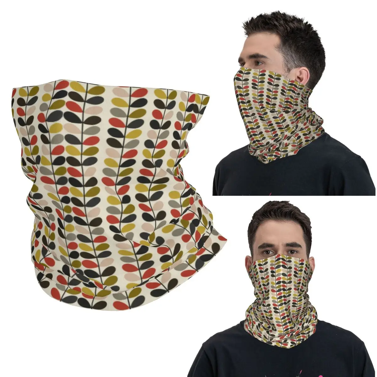 

Orla Kiely, абстрактная бандана с цветочным принтом и принтом, шарф для лица с принтом, теплый велосипедный шарф унисекс для взрослых