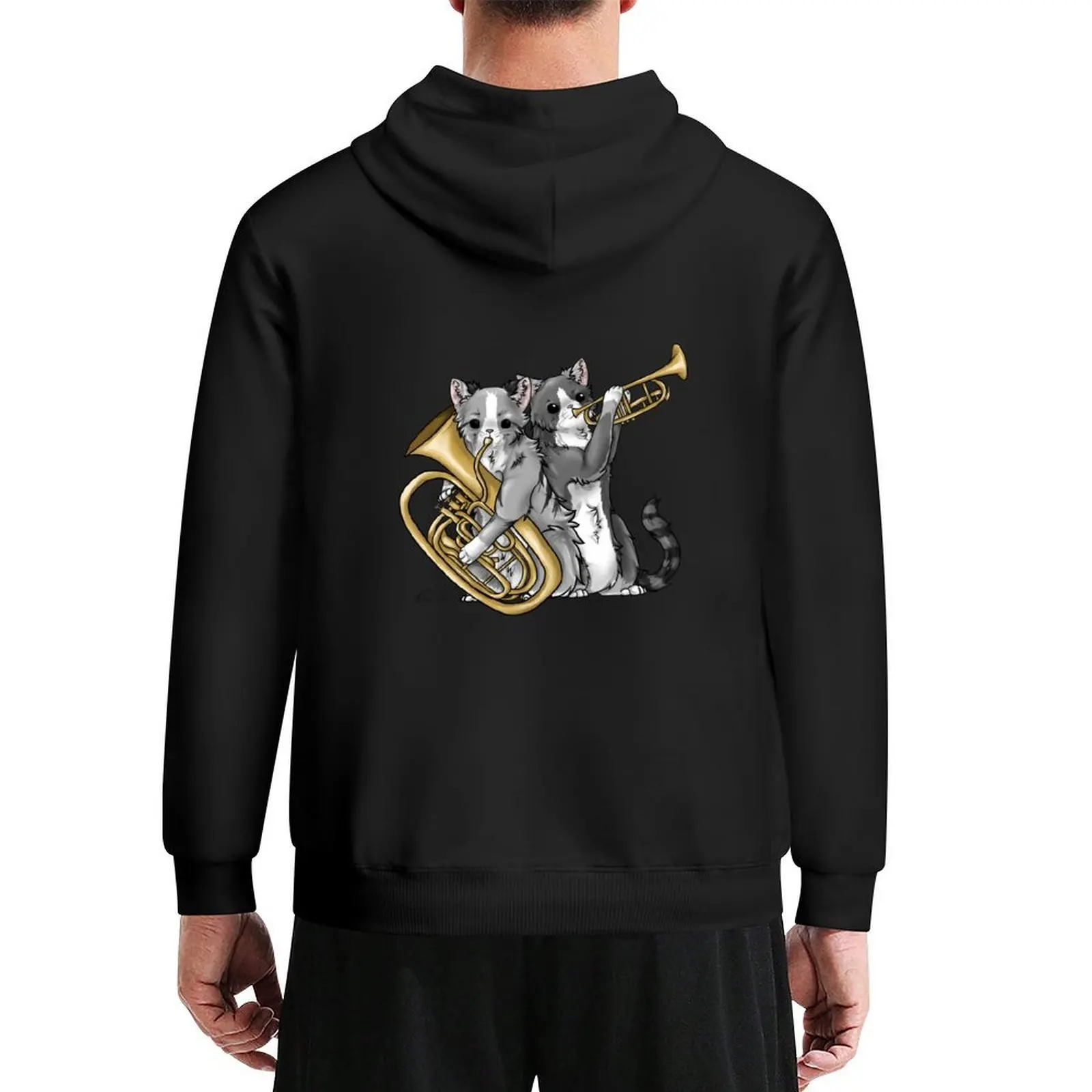 

Brass Cats Hoodie men clothes fashion men autumn new products mens designer clothes graphic hoodie