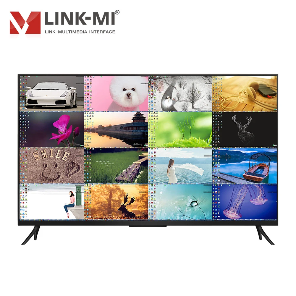 Multiviewer 16x1 HD HDMI+VGA 16 schermo 48 schermo con supporto IR RS232 PIP, POP, finestra, sovrapposizione, roam per LED
