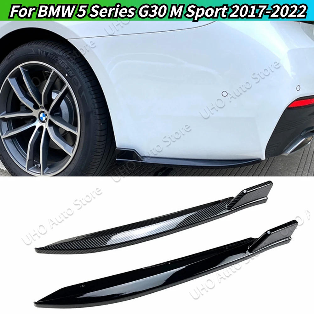 

Угловой диффузор для заднего бампера BMW 5 серии G30 M-Tech Sport 525i 530i 540i 2017-2022, сплиттер, защита от царапин, комплекты кузова, отделка