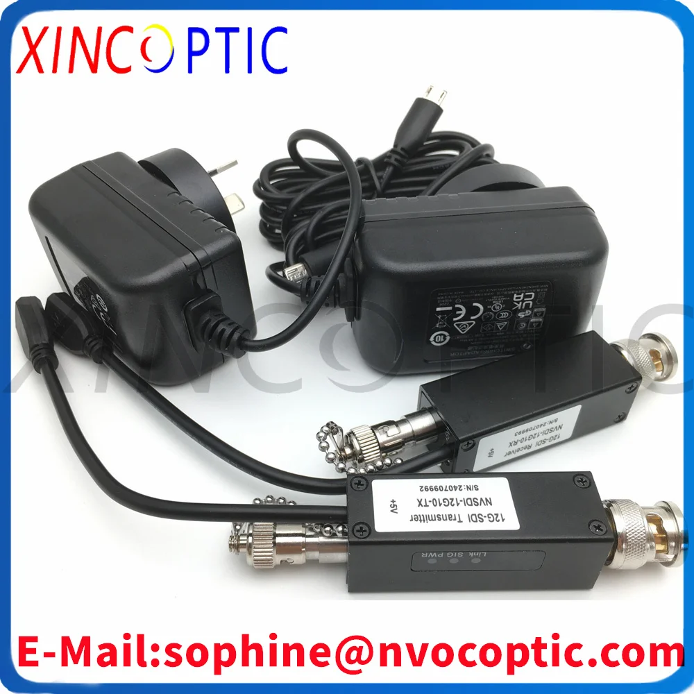 +5 فولت قناة واحدة صغيرة 12G-SDI 4K محول موسع الألياف البصرية أكثر من وضع واحد 10 كجم الارسال والاستقبال لعرض التلفزيون #1