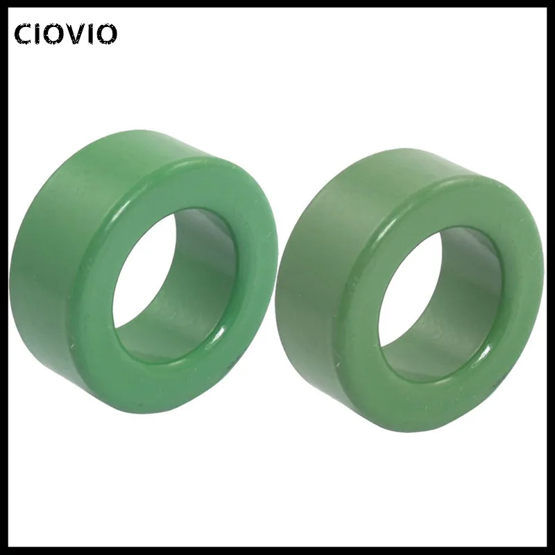 

CIOVIO 10pcs 31x19x13mm Green Iron Toroid Ferrite Core Used Widely in Inductors Power Transformers Welding Transformers