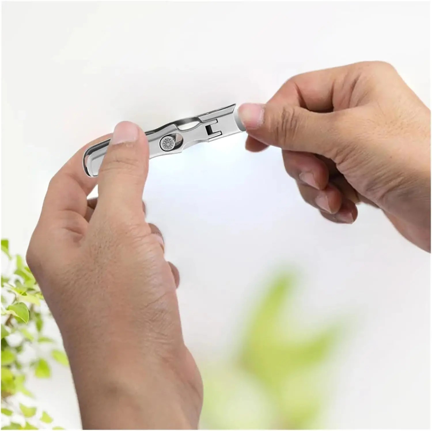 Mocne nożyczki do paznokci do grubych i wrastających paznokci, przenośny zestaw do pielęgnacji stóp ze stali nierdzewnej z usuwaczem zrogowaceń