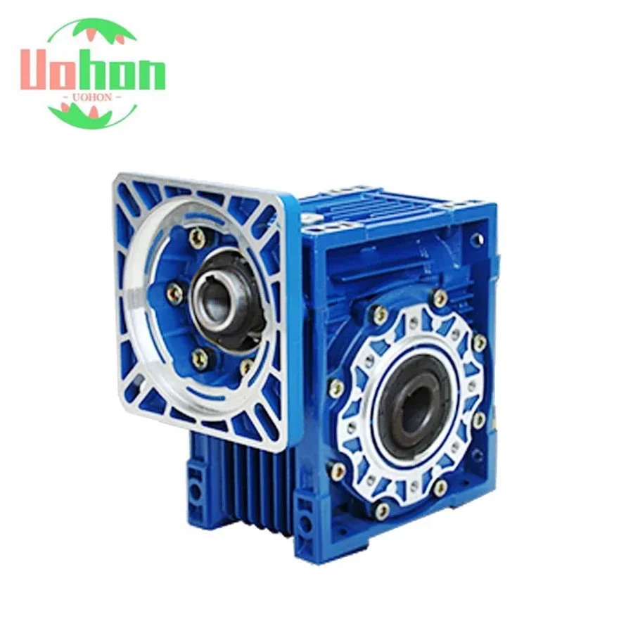 

NMRV30 40 50 63 75 90 110 130 Square Flange Worm Reducer Aluminum Case High Torque Gearbox Gear Suit For Servo Stepper Motor