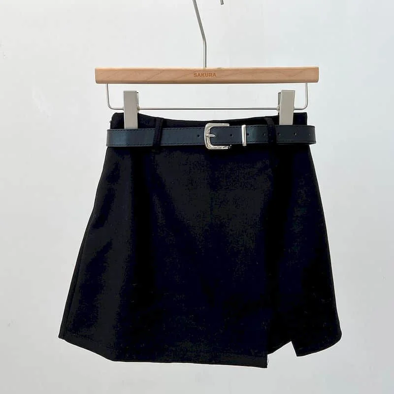 

Solid Skirts for Women Elegant Autumn Winter A-line Skirts Minimalist High Waisted Streetwear Sexy Korean Style Women Clothes