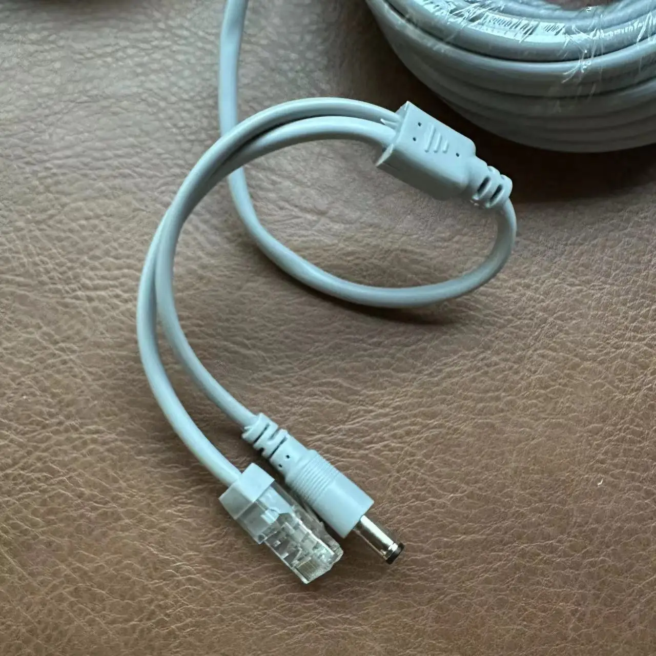 Network Cable With Power Supply Connector Two-in-one Etherent Cable Surveillance Camera Connection Cable Extension Cable RJ45+DC