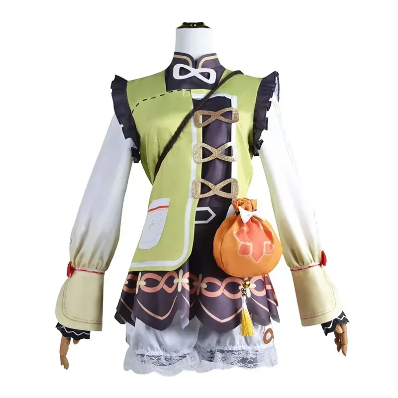 

Игра Genshin Impact Yaoyao Косплей Костюм Полный комплект