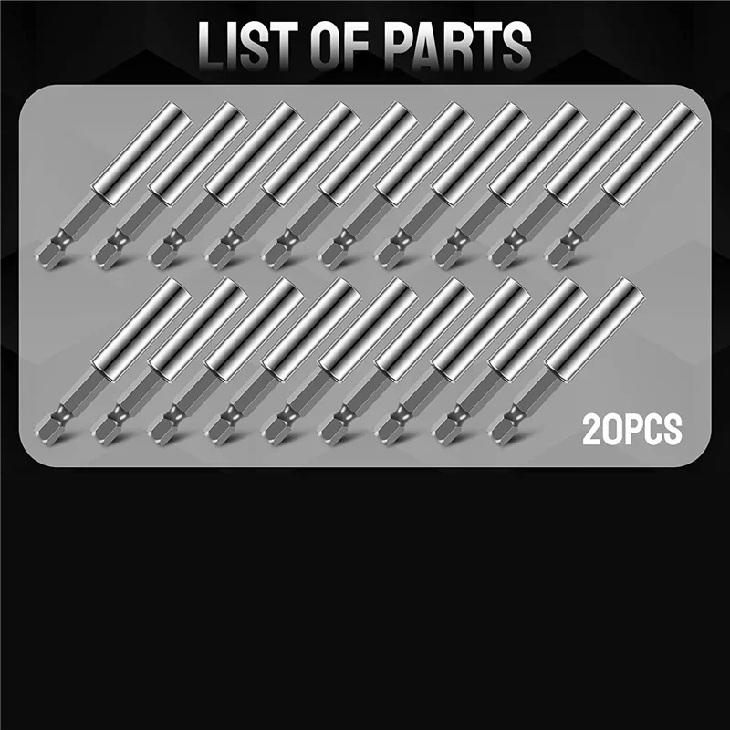 a43f-pieces-de-rechange-20-pieces-foret-a-douille-d'extension-magnetique-1-4-pouces-tige-hexagonale-extension-de-foret-a-degagement-rapide-ad