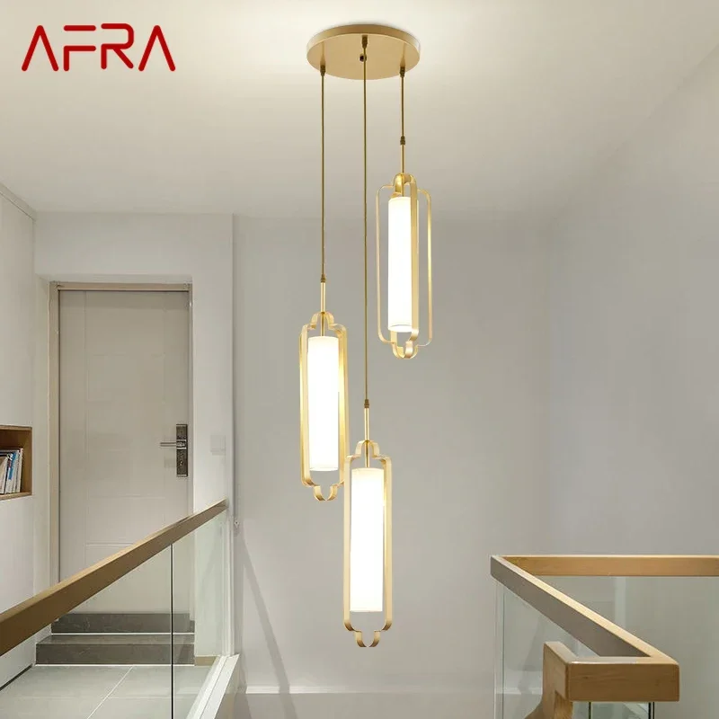 

Современная Подвесная лампа AFRA, Современный художественный светильник для столовой, спальни, кабинета, бара, отеля, виллы, кафе, дома, коридора