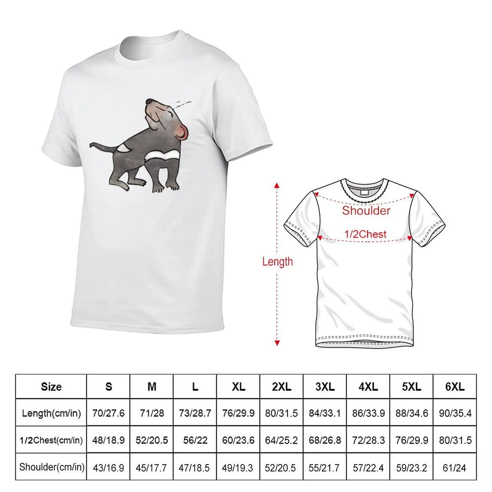 Tasmanian Devil T-Shirt t shirts cotton 100% t shirt man luxury T-Shirt
