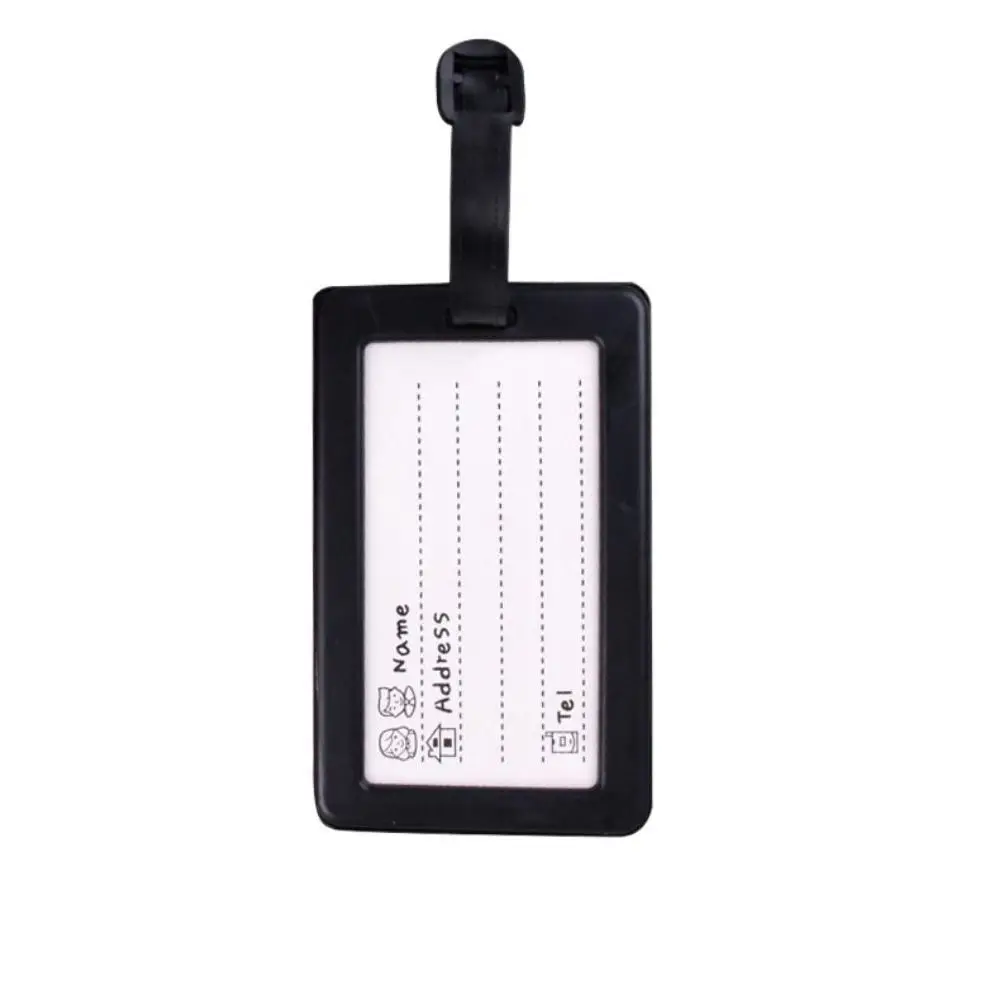 Anti-lost Pendant Flower Luggage Tag Boarding Pass Address Label Airplane Suitcase Tag Baggage Name Tags Information Card