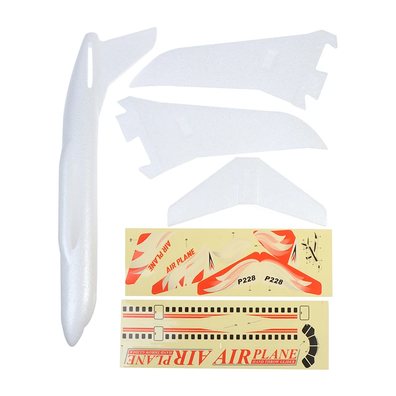 طائرة شراعية رمي يدوية 49*45 سنتيمتر-طائرة رغوية كبيرة للأطفال للعب في الهواء الطلق ، لعبة طائرة شراعية سهلة الطيران لألعاب الفناء الخلفي وأنشطة الحديقة