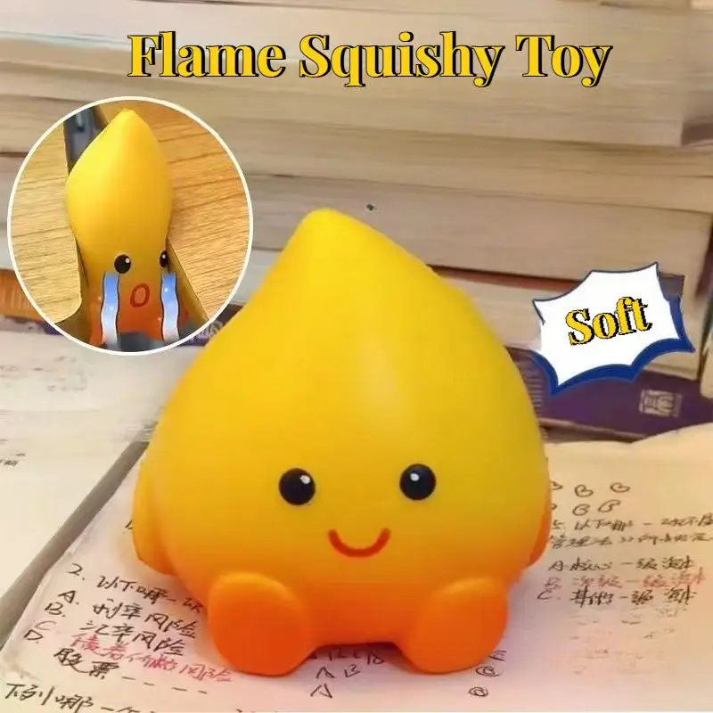 1/2pcs Internet Little Fire Man Slow Rebound Soft and Cute Toy Stress Relieving Best Friend Interactive Toys