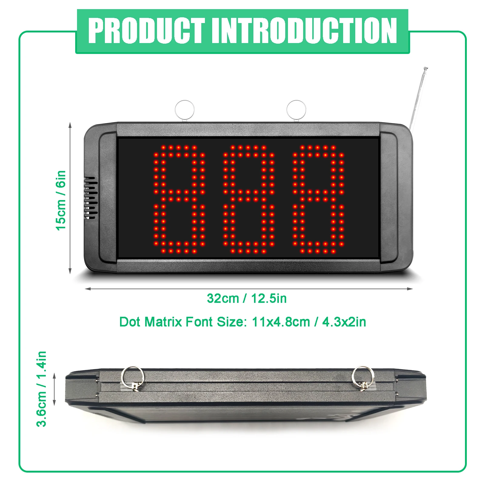Queue Paging Buzzer Beeper Restaurant Pager Elektronisches Paging-System Wireless Take a Number System für Restaurant