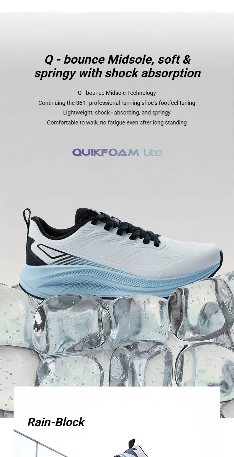 361 Degrees Fengyi 2 Rainblock Herren-Laufschuhe, wasserabweisend, rutschfest, griffig, dämpfend, luftig, Herren-Sneaker 672632210 – Detail 8