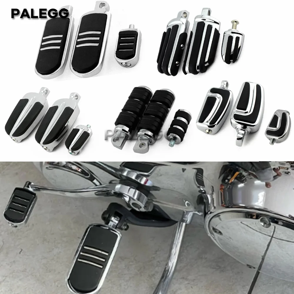Motorrad Fußrasten Vorne Hinten Fußrasten Shifter Peg CNC Für Harley Sportster Dyna Fatboy Breakout Softail Touring Road King VRSC