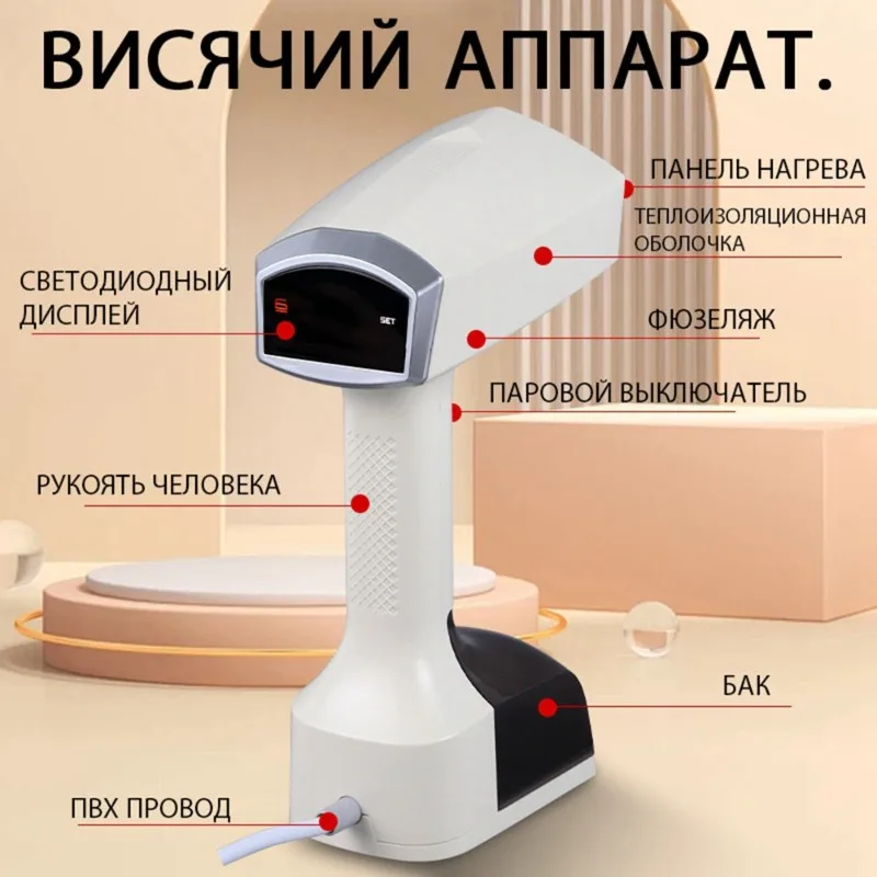 【A SPECIAL SURPRISE】Portable Handheld Steamer For Clothes-Dual Voltage Compact Design, EU Plug New Portable Electric Iron For Ir