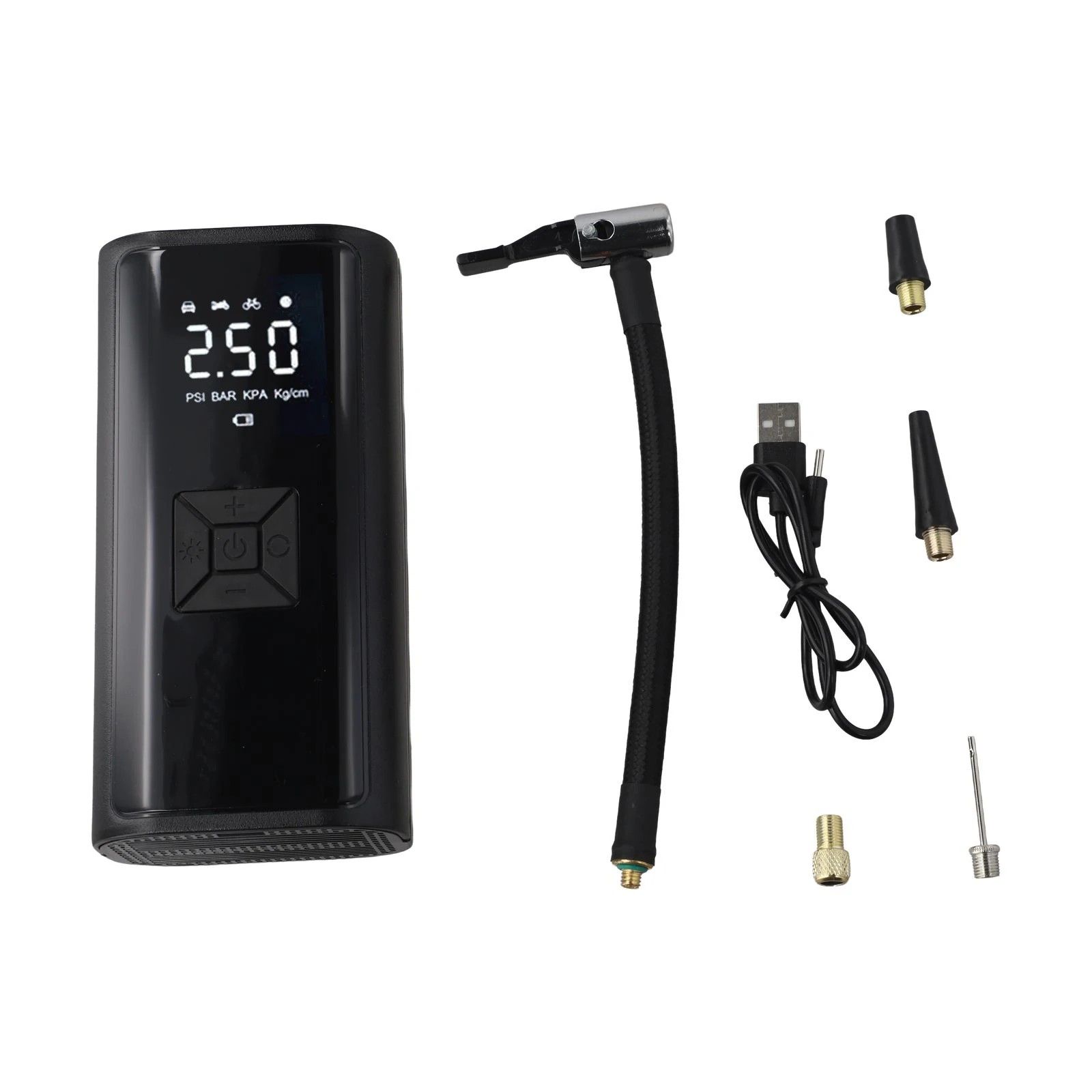 

Digital Display Compressor Portable Tire Inflator Travel Use Multi-purpose Tire Inflator Travel Friendly Design