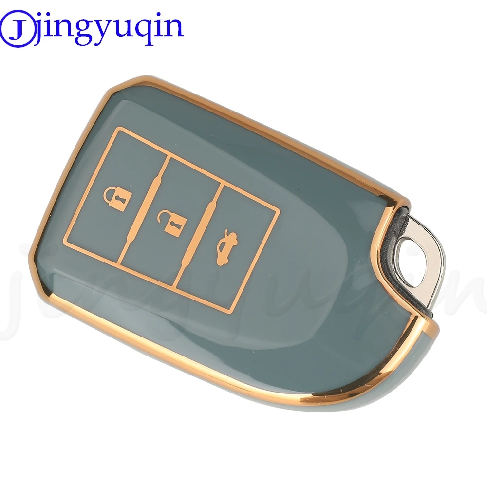 TPU Remote Car Key Shell Case Cover For Toyota Yaris Vios Previa Prado Yarisl X Hiace Vios Verso Camry Corolla Auto Accessorie view 2