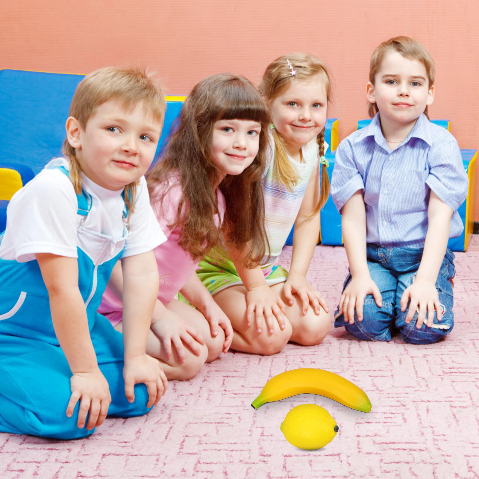 2 pçs maraca instrumento em forma de tubo de areia brinquedos crianças instrumentos musicais amarelo auxiliares de ensino percussão maracas