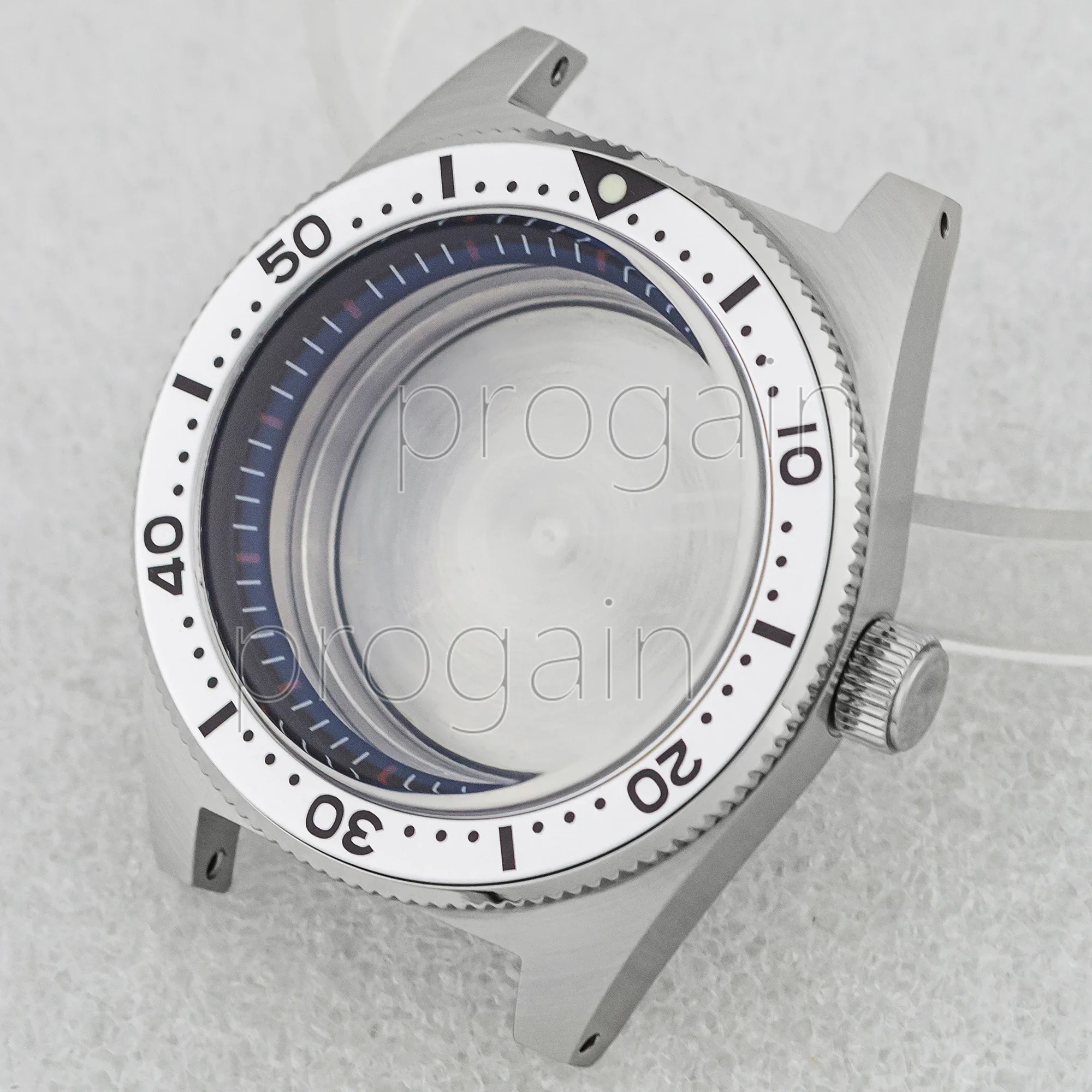 Fashion stainless steel watchcase 62MAS Fit 4R36 NH34 NH35 Diving 300M Waterproof Domed AR Sapphire Glass Aluminum Bezel parts