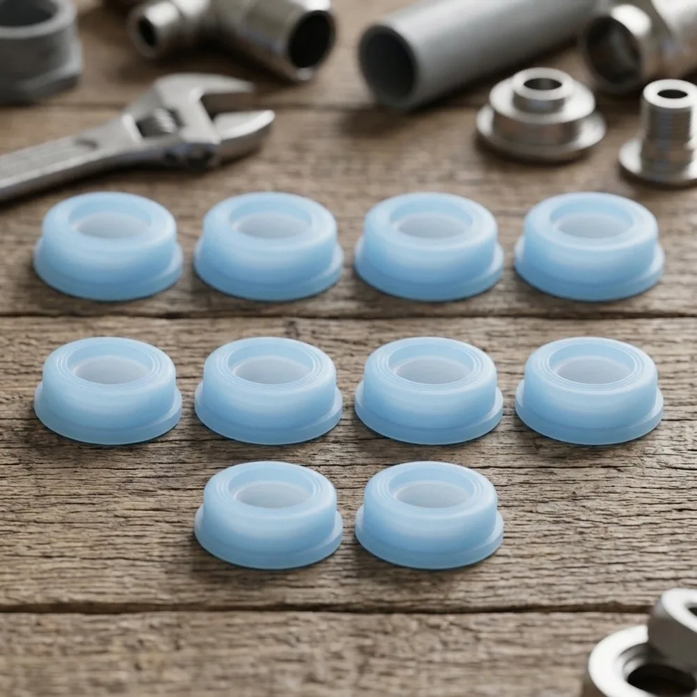 10pcs Valve Core Silicone Seal Core Leak Ring Practical Hardware Accessories 17*6.5MM Home Improvement Accessories