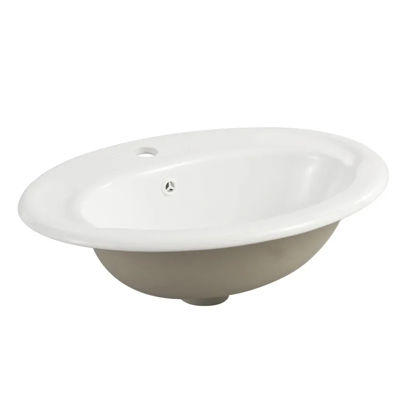 

Retro 20-Inch 22-inch countertop basin, embedded washbasin, ceramic oval recommended for home improvement projects