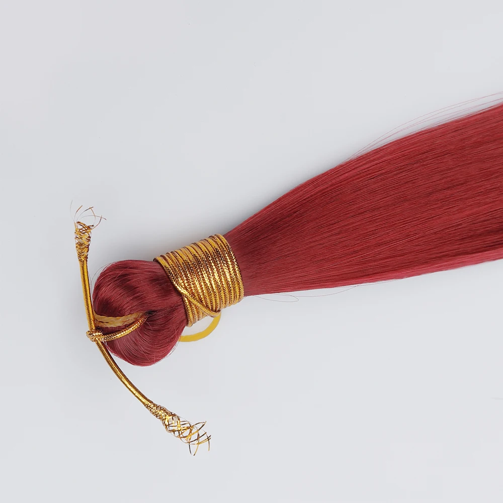 حزم شعر صناعية مستقيمة على شكل حصان للنساء، ضفائر كروشيه، تجديل الشعر، وصلات شعر كروشيه