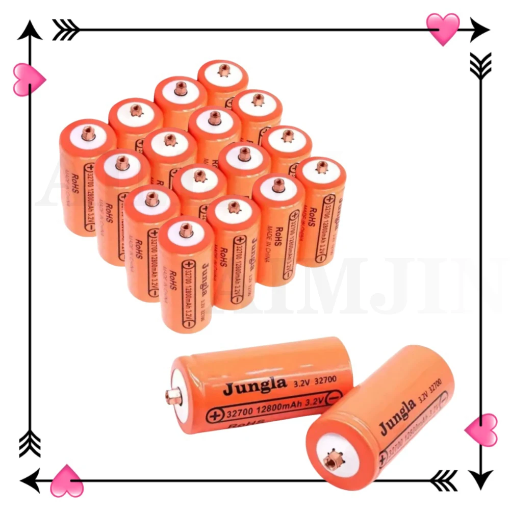 

Rechargeable Battery Original 32700 3.2V 12800mAh lifepo4 Professional Lithium Iron Phosphate Power Battery with screw
