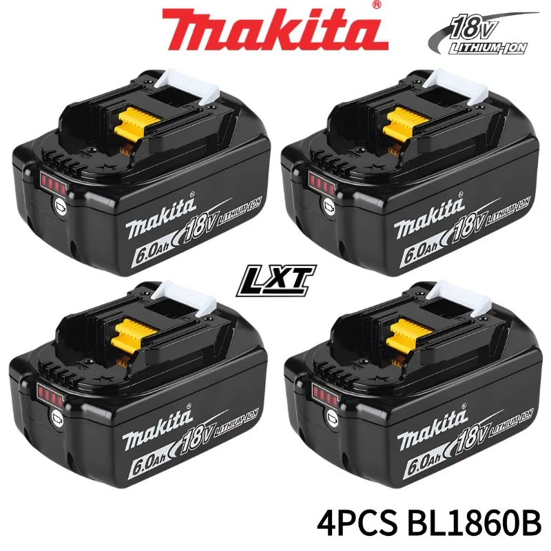 100% Original Makita 6Ah/5Ah/3Ah pour batterie Makita 18V BL1830B BL1850B BL1850 BL1840 BL1860 BL1815 batterie au Lithium de remplacement